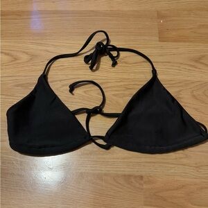 Black Triangle Bikini Top